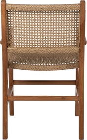 ΠΟΛΥΘΡΟΝΑ ΜΑΣΙΦ ΞΥΛΟ ΤEAK ΦΥΣΙΚΟ RATTAN ΣΧΟΙΝΙ 54Χ58Χ88Υεκ.HM9385.01