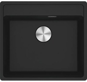 Franke Maris Bowl MRG 610-52 TL Matt Black Γρανιτένιος Νεροχύτης 60cm