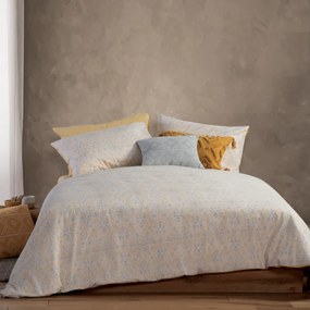 Σεντόνια Μονά (Σετ) Nef-Nef Homeware Smart Roman Yellow Ώχρα,Γκρι ΧΩΡΙΣ ΛΑΣΤΙΧΟ 170x270
