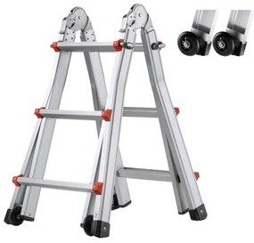 VEVOR Telescoping Ladder A Frame 10 FT Extension Multi-Function for Homework