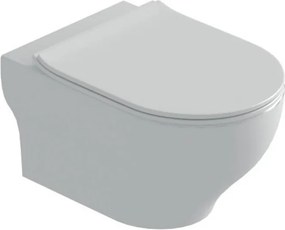 Olympia Clear White Matt Rimless - Κρεμαστή λεκάνη