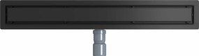 vidaXL Σιφόνι ντους 2-σε-1 με 360° σιφόνι Μαύρο 70 cm