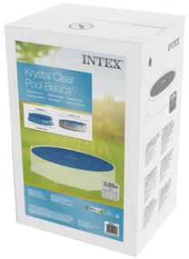 INTEX Κάλυμμα Πισίνας Ηλιακό Μπλε 290 εκ. από Πολυαιθυλένιο