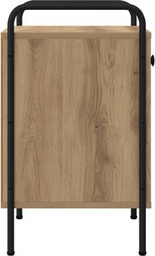 vidaXL Κομοδίνο 2 τμχ. Artisan Δρυς 35 x 36,5 x 61 εκ