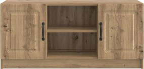 vidaXL Ντουλάπι TV 102 x 34,5 x 47 εκ Artisan Δρυς Επεξεργασμένο Ξύλο