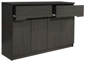 Μπουφές Jolene με 2 Συρτάρια &amp; 4 Πόρτες Zebrano 120x40x80 εκ. 120x40x80 εκ.
