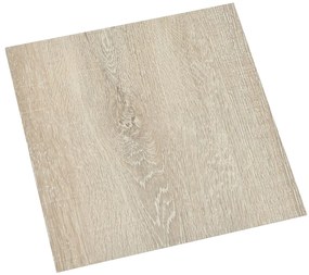 vidaXL Δάπεδο Αυτοκόλλητο Μπεζ 55 τεμ. 5,11 μ² από PVC