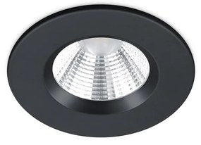 Φωτιστικό Χωνευτό Trio Lighting ZENIA 680710132 Μαύρο Ματ (Black Mat) 3000K