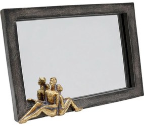 Επιτραπέζιος Καθρέφτης Sitting Couple 18x13 εκ. 18x3x44605εκ - Γκρι