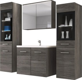 Σετ μπάνιου Madrit II-Kafe Skouro - 0.00Χ0.00Χ0.00cm