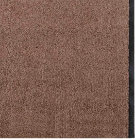 vidaXL Χαλάκι Εξώπορτας Καφέ και Μαύρο 120 x 400 cm 100% Πολυαμίδιο