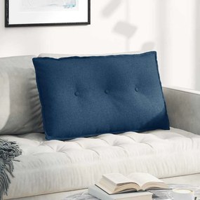 vidaXL Μαξιλάρι Πλάτης Μπλε 80 x 19 x 50 εκ ύφασμα