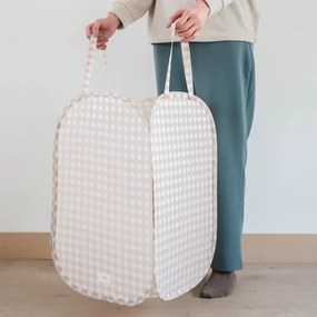 3Sprouts Καλάθι για τα άπλυτα, Gingham beige