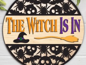 Intra απο ξύλο plywood 3mm-4mm πάχος – Η Μάγισσα είναι στο Sign Δίασταση 40x30 cm INTRAFABR-102199604