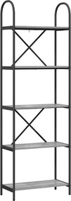vidaXL Ράφι Βιβλίων 5 επιπέδων 60 x 30 x 183 εκ Επεξεργασμένο ξύλο