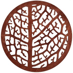 Σουπλά Coral (Σετ 4Τμχ) 790PYN1104 36x36cm Cherry Hermia Ξύλο