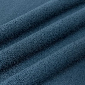 vidaXL Κουβέρτα Σκούρο μπλε 150 x 200 cm Μαλλί