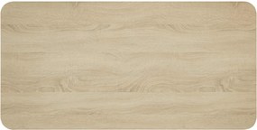 vidaXL Τραπεζαρία 100 x 50 x 75 cm Επεξεργασμένο Ξύλο Sonoma Δρυς