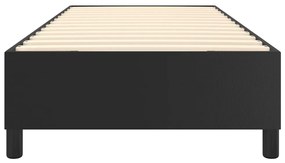 Πλαίσιο Κρεβατιού Boxspring Μαύρο 80 x 200 εκ. Συνθετικό Δέρμα - Μαύρο