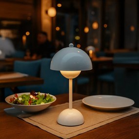 Επαναφορτιζόμενο Επιτραπέζιο Φωτιστικό Costa 3W 3CCT Λευκό