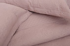 Σετ Κουβερτώριο Ημίδιπλο 160x240 Olivia Blush Pink Anna Riska