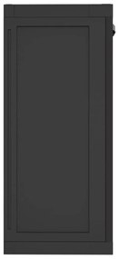 Ντουλάπι Αποθ. Εξ. Χώρου Μαύρο 65x37x85 εκ. Πολυπροπυλένιο - Μαύρο