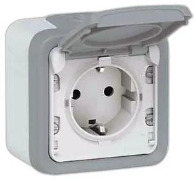 Πρίζα εξωτερική σούκο στεγανή Plexo Legrand-69733-Γκρι 69733