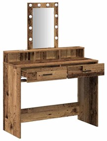 vidaXL Τραπέζι περιποίησης Καφέ 100 x 41 x 140 εκ. Επεξεργασμένο ξύλο