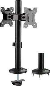 Βάση γραφείου BRATECK LDT40-G02 για 2 οθόνες 17"-32"