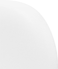 vidaXL Αυτί Κεφαλής Λευκό 40 x 23 x 6 εκ PVC