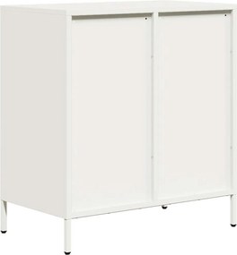 vidaXL Ντουλάπι Λευκό 68x39x73,5 εκ. από Χάλυβα Ψυχρής Έλασης