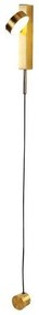 Απλίκα Φωτιστικό Τοίχου Led Χρυσό 144-58001 Eurolamp-144-58001-Χρυσό 144-58001