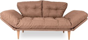 3-Seat Sofa-Bed Nina Daybed - Light Brown GR102 Light Brown