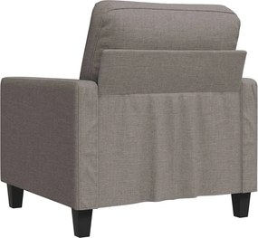 vidaXL Πολυθρόνα Taupe 60 εκ. Υφασμάτινη