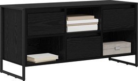 vidaXL Ντουλάπι TV Μαύρη Οξυά 100 x 36 x 49,5 εκ Επεξεργασμένο ξύλο