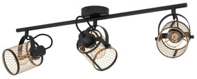 Φωτιστικό Σποτ Eglo 43533 DELLOW Μαύρο Ματ (Black Mat)