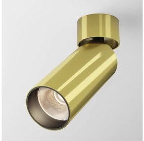 Σποτ Φωτιστικό Οροφής LED 12W Ορείχαλκος Περιστρεφόμενο 3000Κ Focus Led C055CL-L12W3K-W-BS Maytoni C055CL-L12W3K-W-BS