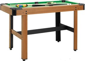 vidaXL Τραπέζι Μπιλιάρδου Καφέ 122 x 61 x 76 εκ.