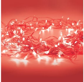 Λαμπάκια Σειρά 20 LED Μπαταρίας 2xAA Κόκκινο Σταθερά IP20 190 και 30cm Διάφανο Καλώδιο X0620412 ACA-X0620412-Διάφανο X0620412