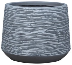 MarHome ΚΑΣΠΩ FIBERCLAY ΜΕΓΑΛΟ ΓΚΡΙ ΑΝΟΙΧΤΟ ΚΩΝΙΚΟ-ΓΡΑΜΜΩΣΕΙΣ - Φ64x48cm  06-23206-L