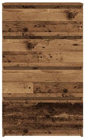 Sideboard Παλιό ξύλο 60x35x98,5 cm Ξύλο μηχανής - Καφέ