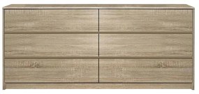 Συρταριέρα Kuanger mdf σε φυσική απόχρωση 120x40x70εκ 120x40x70 εκ.