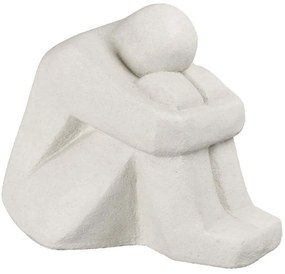 Διακοσμητική Φιγούρα Harper 029921 43x30x37cm White Πολυρεσίνη