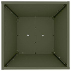 vidaXL Βάση Γλάστρας Ελιά Μέταλλο 40 x 40 x 101 εκ. Γλάστρες