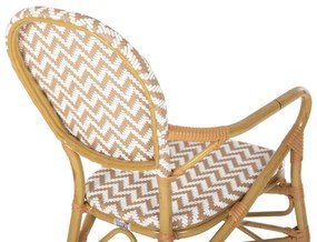 ΠΟΛΥΘΡΟΝΑ ΑΛΟΥΜΙΝΙΟΥ BAMBOO LOOK ΦΥΣΙΚΟ - ΛΕΥΚΟ HM5928.03 55x58x95 εκ.