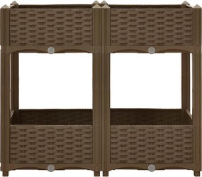 vidaXL Ζαρντινιέρα 80 x 40 x 71 εκ. από Πολυπροπυλένιο