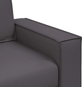 vidaXL Διθέσιος καναπές Γκρι 160 cm Τεχνητό Δέρμα