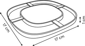 Βάση/Σουπλά Μαγειρικών Σκευών (17x17) F-V Trivet Balm 209785