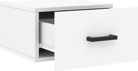 vidaXL Κομοδίνο Επιτοίχιο Λευκά 35 x 35 x 20 εκ.