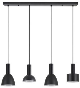 Φωτιστικό Οροφής Πολύφωτο Homelighting 77-8912 Flex Black